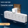 Удлинитель с несколькими розетками, USB-портами, беспроводным зарядным устройством, ночником и индивидуальными выключателями для домашнего офиса