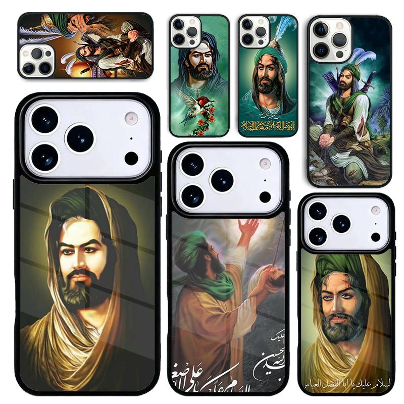 Чехол Case для iPhone 17 Air 16 Pro Max 15 Plus 11 13 Mini 14 12 Задняя крышка телефона Имам Хусейн Шиитский Али