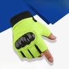 Тактические перчатки без пальцев флуоресцентно-зеленые Iron Cavalry перчатки с полной защитой пальцев карбоновая оболочка мотоциклетные мотоциклетные защитные перчатки для езды
