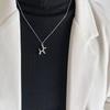 Silver Color Cute Animal Balloon Dog Necklaces Creative Pendant Clavicle Chain Necklace Ladies Girl Jewelry Dropshipping