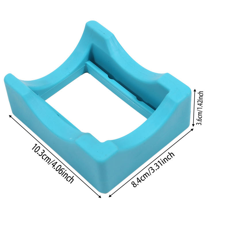 1 шт. Силиконовая подставка для чашек для тамблеров, держатель для тамблеров для рукоделия со встроенным пазом и войлочным ракелем, противоскользящая подставка для тамблеров, держатель для чашек