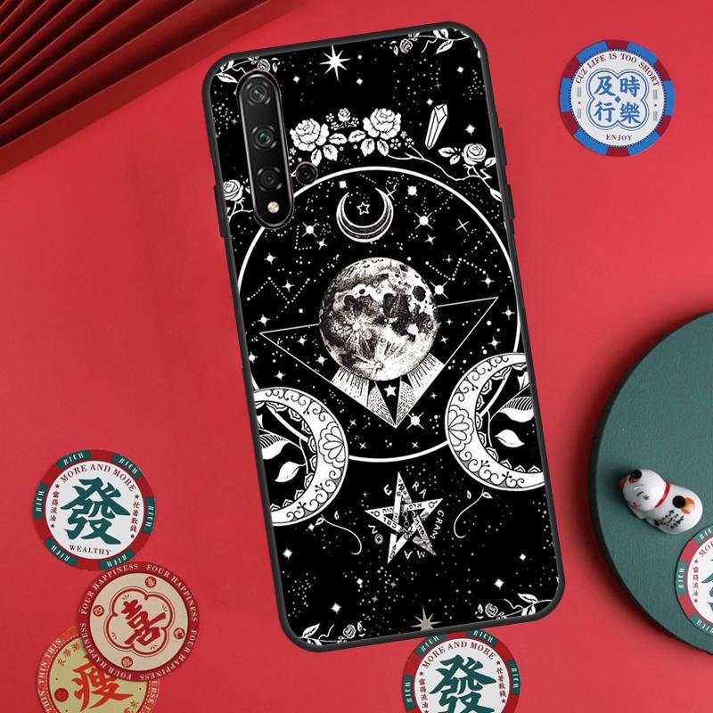 Лунное Полнолуние Колдовская Тайна Тотем Для Huawei Nova Y73 Y72 Y61 Y91 Y90 Y70 Y60 12s 12i 11i 8i 9 10 SE P60 Pro P30 P40 Lite Чехол