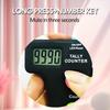 Digital Finger Counter Adjustable Manual Counting Tool Comfortable Grip LED Display Tally Counter for Scoring Counting