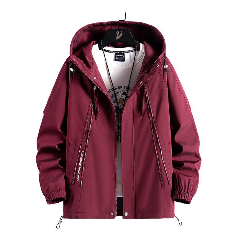 Куртка мужская, мужская повседневная мужская одежда больших размеров с капюшоном, куртка