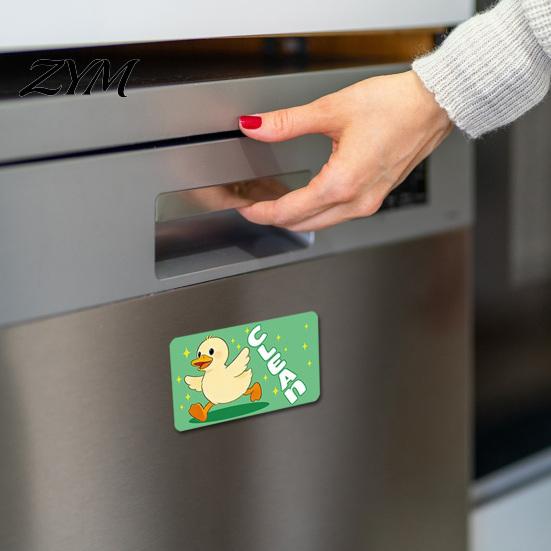 Decorative Dishwasher Magnet Cartoon Animal Dirty Clean Magnet, Double-sided Magnetic Indicator, Dish Washing Machine Decoration Kitchen Sign