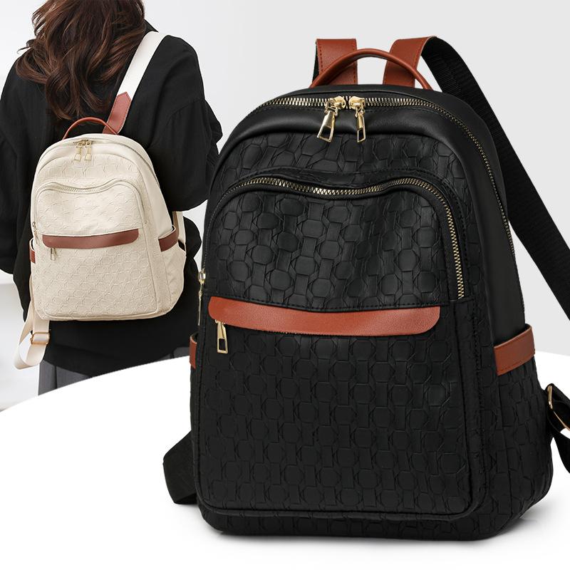 Повседневная дорожная сумка Новый уличный commuting shopping рюкзак Модный корейский вариант Женский многофункциональный рюкзак