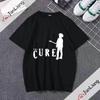 Футболка с летним топом Robert Smith Cure Music Band Y2K Queen Футболка Tumblr Custom Harajuku Smith