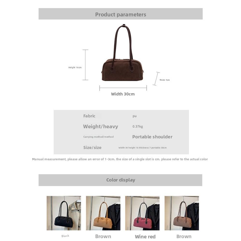 Premium Retro Large-capacity Armpit Bag Versatile Pillow Bag Niche Commuter Shoulder Women's Bag