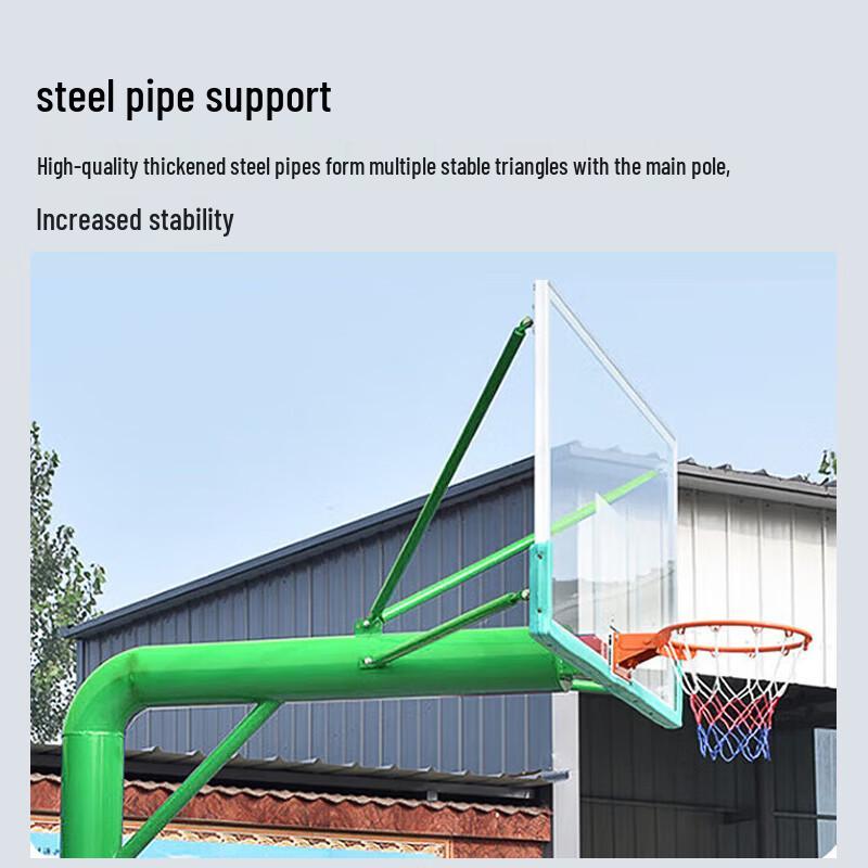 Hansheng Outdoor Buried Basketball Hoop