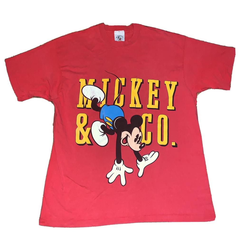 Vintage Mickey Mouse Graphic T-Shirt Men Size L/XL