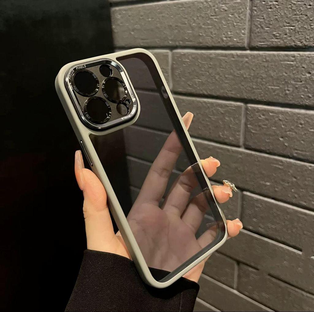 Премиальный металлический чехол для объектива для iPhone 17 Pro Max - Прозрачный, Защитный чехол с полным покрытием для Apple 16