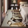 KPOP Hot A-ateez Room Mats Anti-slip Absorb Water Long Strip Cushion Bedroon Mat Household Carpets