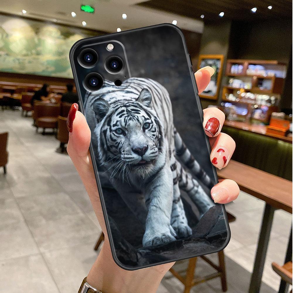 Подходит для iPhone16 Чехол для мобильного телефона Новый чехол с изображением льва, тигра, лося, кошки