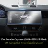 Для Porsche Cayenne 2018- Защитная пленка для GPS-навигации автомобиля, Защитная пленка из закаленного стекла для ЖК-экрана, Пленка против царапин, Аксессуары