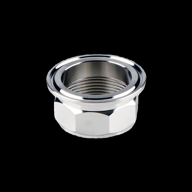 304 Stainless Steel Quick-Fit Hex Female Thread Sanitary Food Grade Tri-Clamp Nipple Fitting