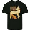 Just a Girl Who Loves Horses Dogs Funny Unisexs Light Cotton TShirt