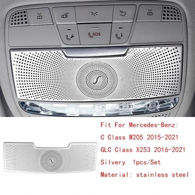 Для Mercedes-Benz CE GLC Class W205 W213 X253 Стальные автомобильные дверные динамики Стерео декоративная крышка Накладка динамика