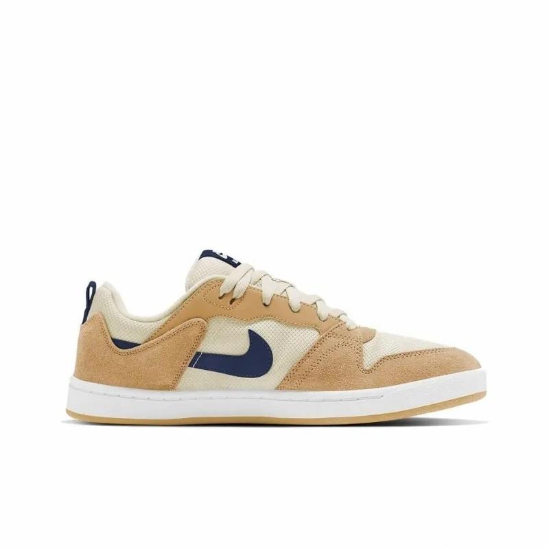 Nike SB Alleyoop Низкие Детские Повседневные Кроссовки Коричнево-Сине-Белые CI0882-700