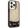 Etui do iPhone 14 Pro Guess Liquid Glitter 4G Czarne