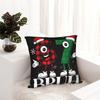 Decorative Pillowcase 67 Six Seven Christmas Bruh Funny Italian Brainrot Meme Product Pillow Case Cover Zippered Multi-Size