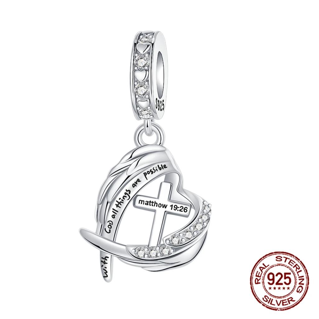 Подходит для оригинальных браслетов Циркон Скелет Ангел Кельтский узел Узел Троицы Медные шармы Бусины DIY Подарок на день рождения