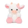 Плюшевая игрушка Kawaii Strawberry Cow для детей, мягкая кукла, разноцветная подушка, праздничный подарок, 20 см