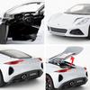 1/24 масштабная модель автомобиля Lotus Emira, игрушечный автомобиль из цинкового сплава со звуком и светом для детей, подарок для мальчиков и девочек