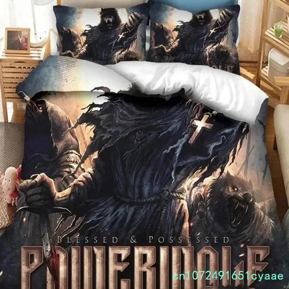 3D Печать Постельное белье Группа Powerwolf Односпальное Двуспальное Полный Размер Queen King Размер Мальчик Волейболист Постельный Комплект Взрослый Детская Спальня Комплекты с Пододеяльником