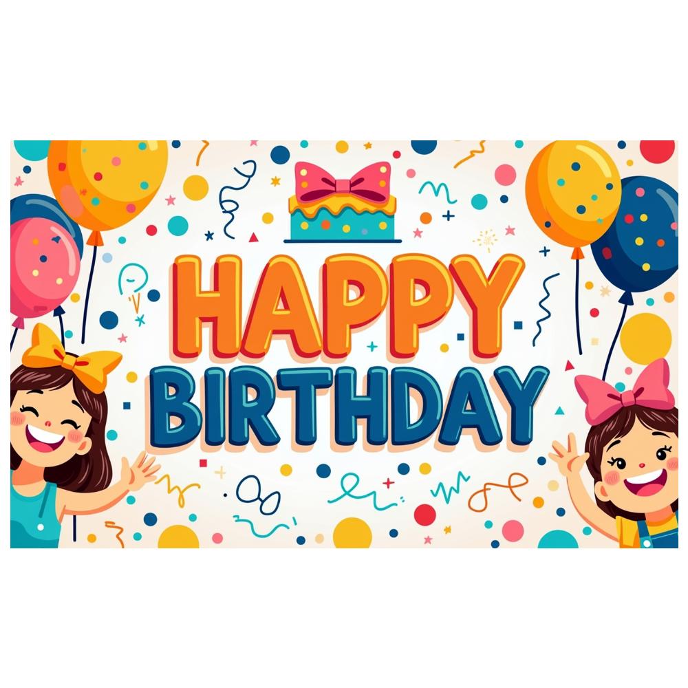 Праздничный фон Детское украшение Фон для мероприятия Для празднования дня рождения Внутреннее украшение Семейное мероприятие