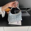 Модная сумка с бриллиантами для ношения в руке, женская новая темпераментная сумка-пельмень в цыганском стиле, нишевый тренд, универсальная сумка-мессенджер