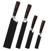 1PC Black Cooking Accessory Anti-fall Knife Covers Stainless Steel ABS Velvet Kitchen Cutlery Knife Blade Protector