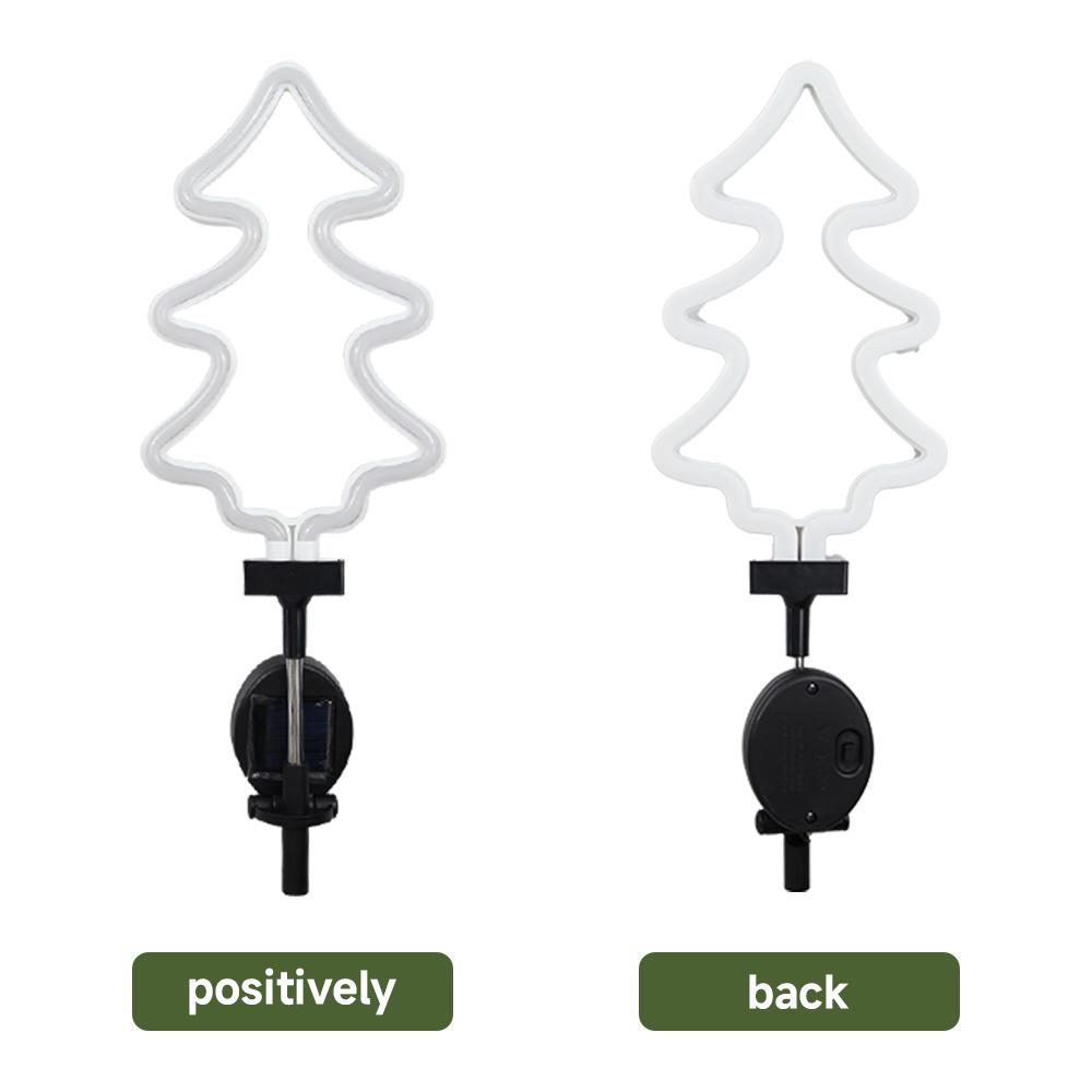 Флуоресцентная Рождественская елка Солнечный свет Уличный Ландшафтный Дворовый Светильник Садовое Украшение Газонный Свет Колышек Свет для Рождества