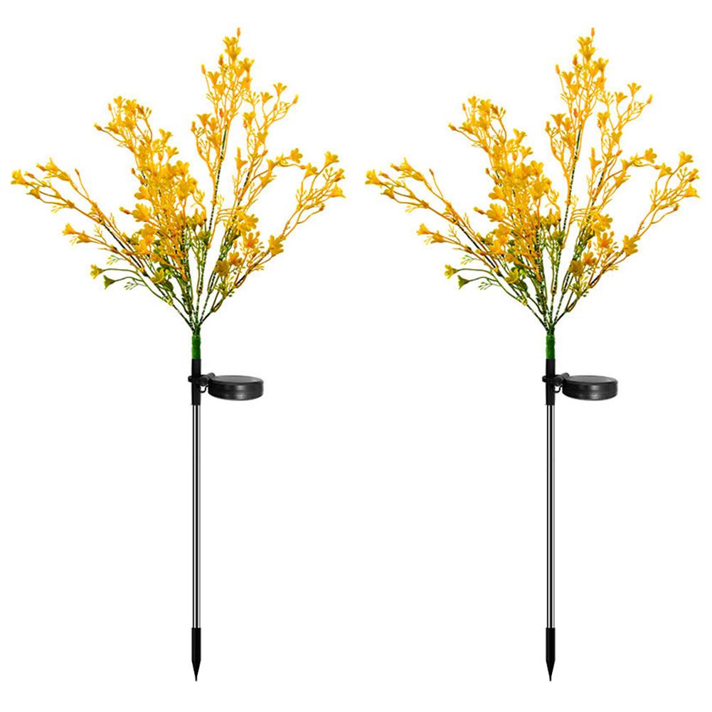 Лампа на солнечных батареях Rape Solar Flowers для улицы, IP65, водонепроницаемая, от заката до рассвета, садовый светильник для патио, двора, дорожки, балкон, декоративная