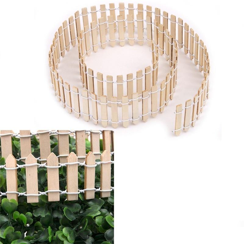 Маленький деревянный заборчик для кукольного домика своими руками, миниатюрный сказочный сад, микро-горшок для растений, украшение для газона бонсай, MIT