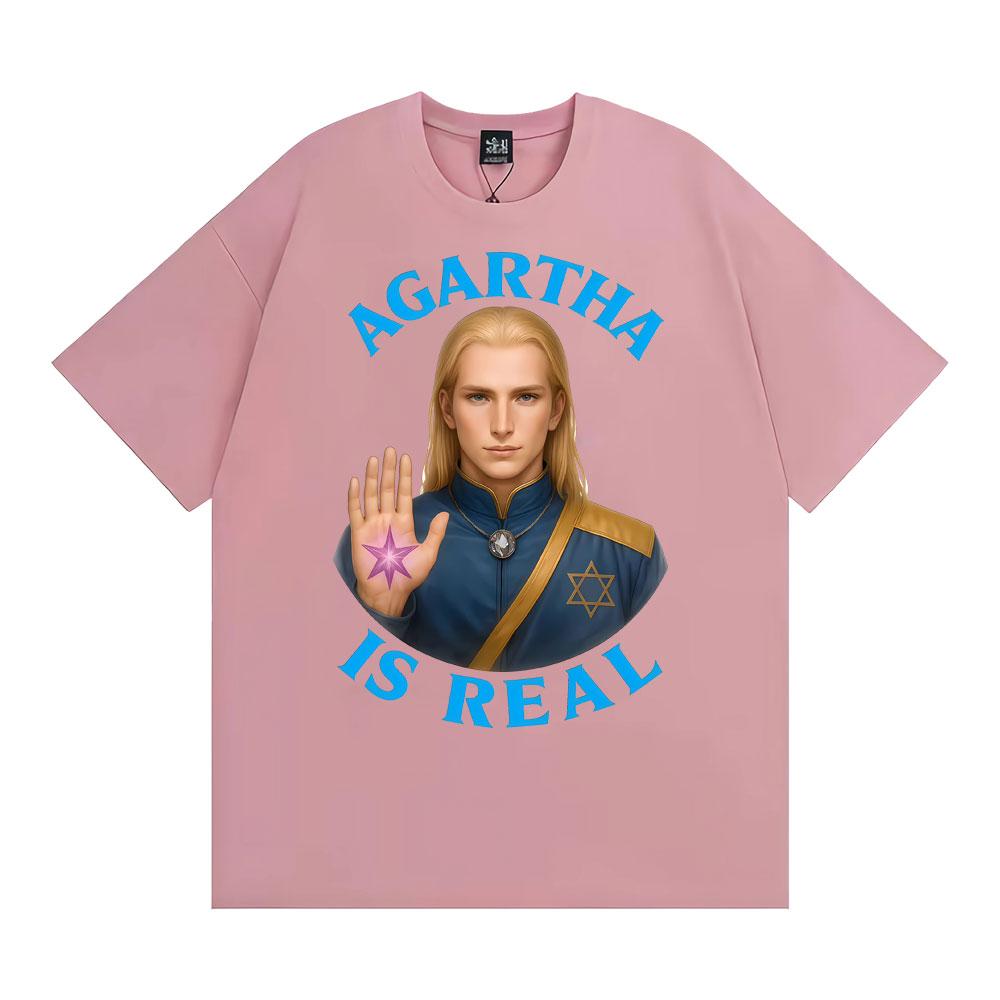 Agartha Is Real Classic Graphic Tshirts Unisex WOMEN Fashion Vintage Short Sleeve T Shirt Summer Oversized Cozy Tshirt Streetwear