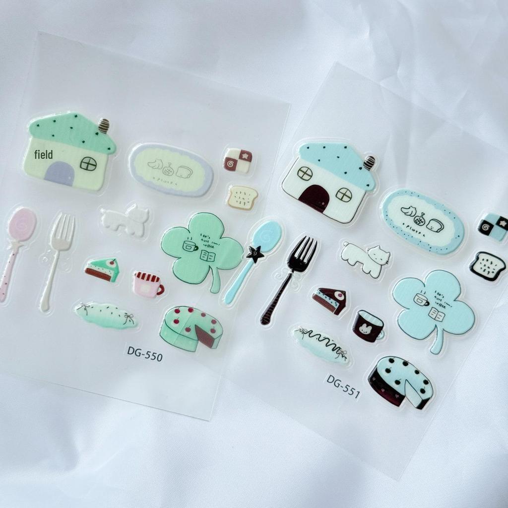 Korean Sea Salt Cat Jelly Stickers: Chic Girly DIY Phone Case & Journal Decor