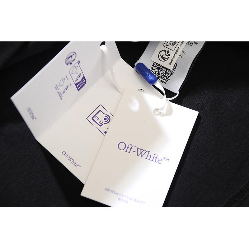 Off-White 2025 Summer New Caravaggio Religious Oil Painting Arrow Printed Short Sleeved T-shirt for Men and Women