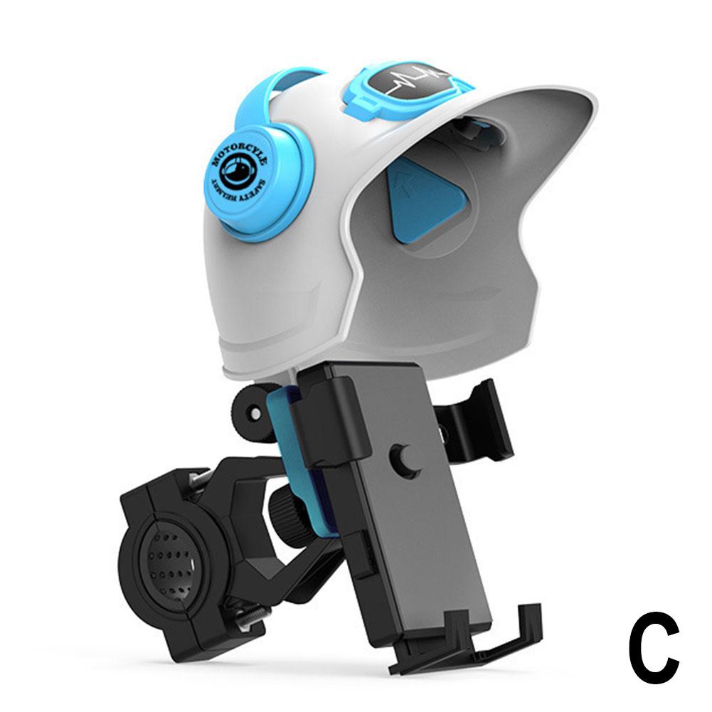 Мотоциклетный держатель для мобильного телефона, непромокаемый, милый зонтик, солнцезащитный козырек, велосипедный зеркальный зонт, кронштейн для крепления сотового телефона