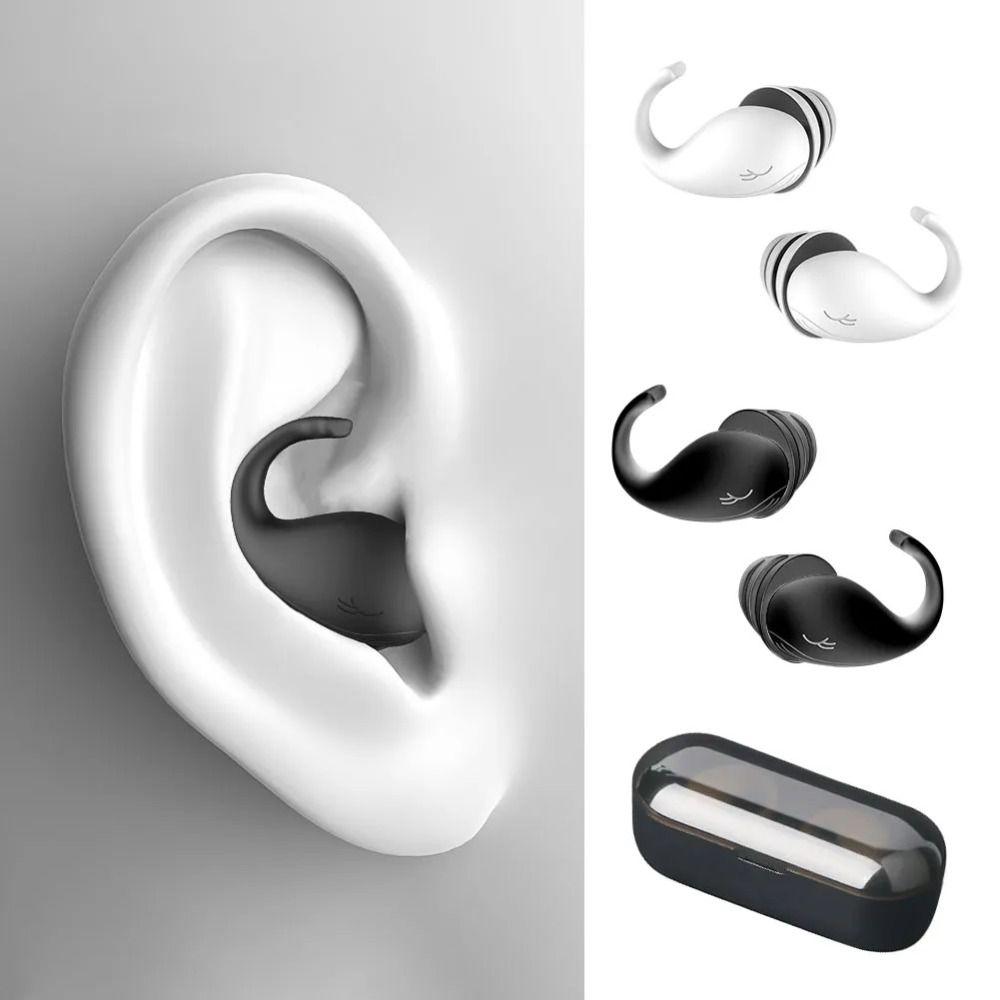 Silicone Sleep Soundproof Earplugs Anti-noise Silent Earplugs Fashion Acoustic Earplugs Unisex