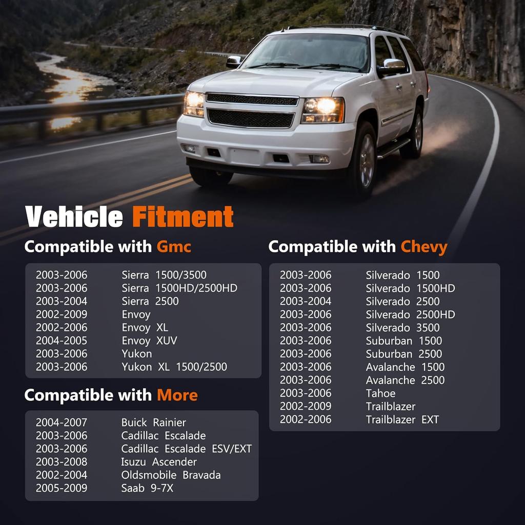 599-210XD Climate Control Module AC Heater Control Panel Fit for 2003-2007 Chevy GMC Cadillac Isuzu Saab Vehicle - Silverado Sierra 1500 2500 3500