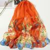 Shawl Clothing Accessories Silk Scarf Beach Shawl Summer Beach Sarong Scarf Ladies Chiffon Scarf