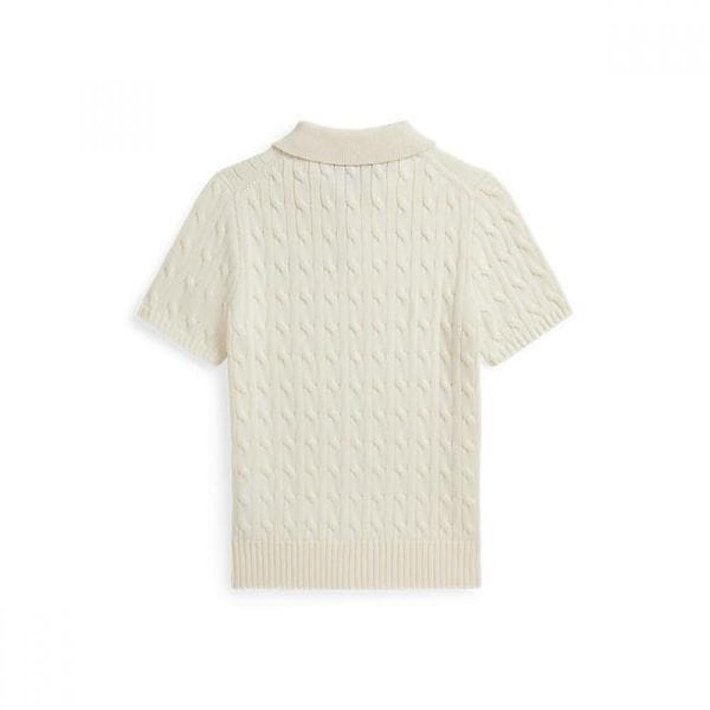 Polo Ralph Lauren Boys Cable Knit Cotton Polo Collar Sweater Cwposwey6820720101