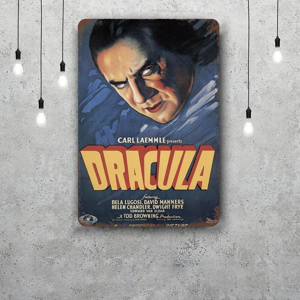 bela lugosi dracula actor Tin Sign Home Decor Wall Decor Art Wall Mural Room Decoration Decor Retro Metal Sign Plate Bar Posters