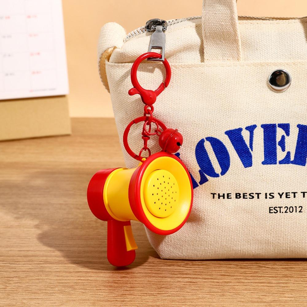 Speaker Music Keychain Pendant Loudspeaker Handheld Speakers Toy  Bag Pendant