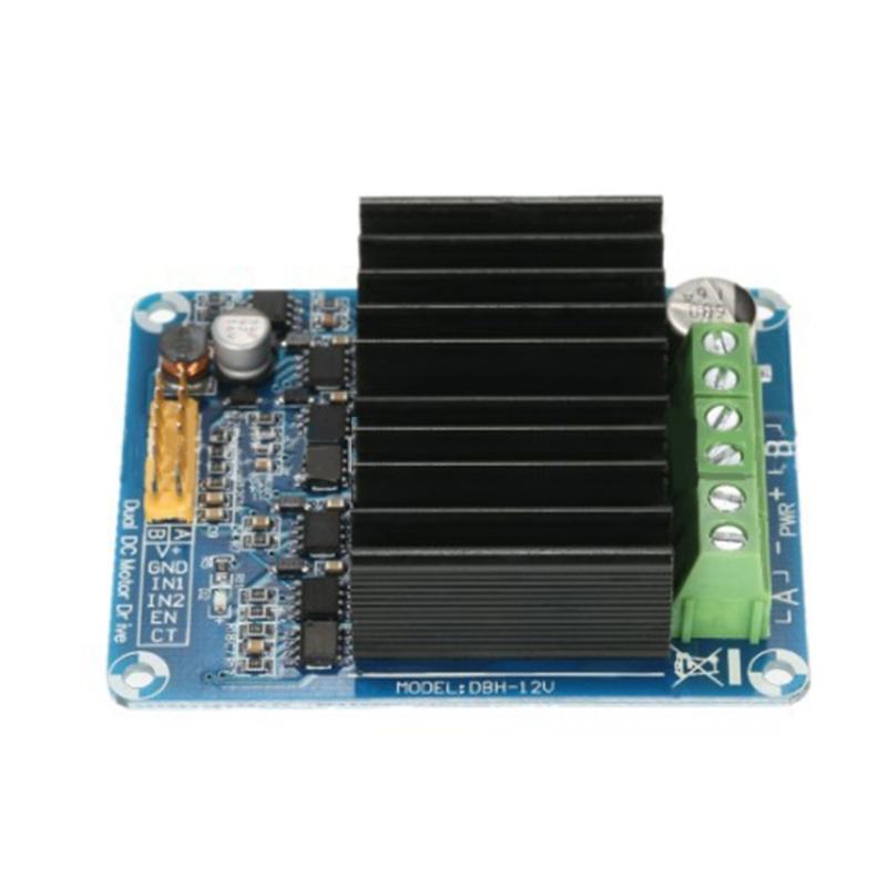 Universal 30A DC5V-12V H Bridge Motor Driver Control Board DHB1A Reversible Control and PWM SpeedControl