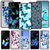 Модный чехол для телефона с милой бабочкой для Samsung Galaxy S24 S23 S22 S20 Ultra S21 FE 5G S10 S9 Plus S10E, мягкий силиконовый чехол