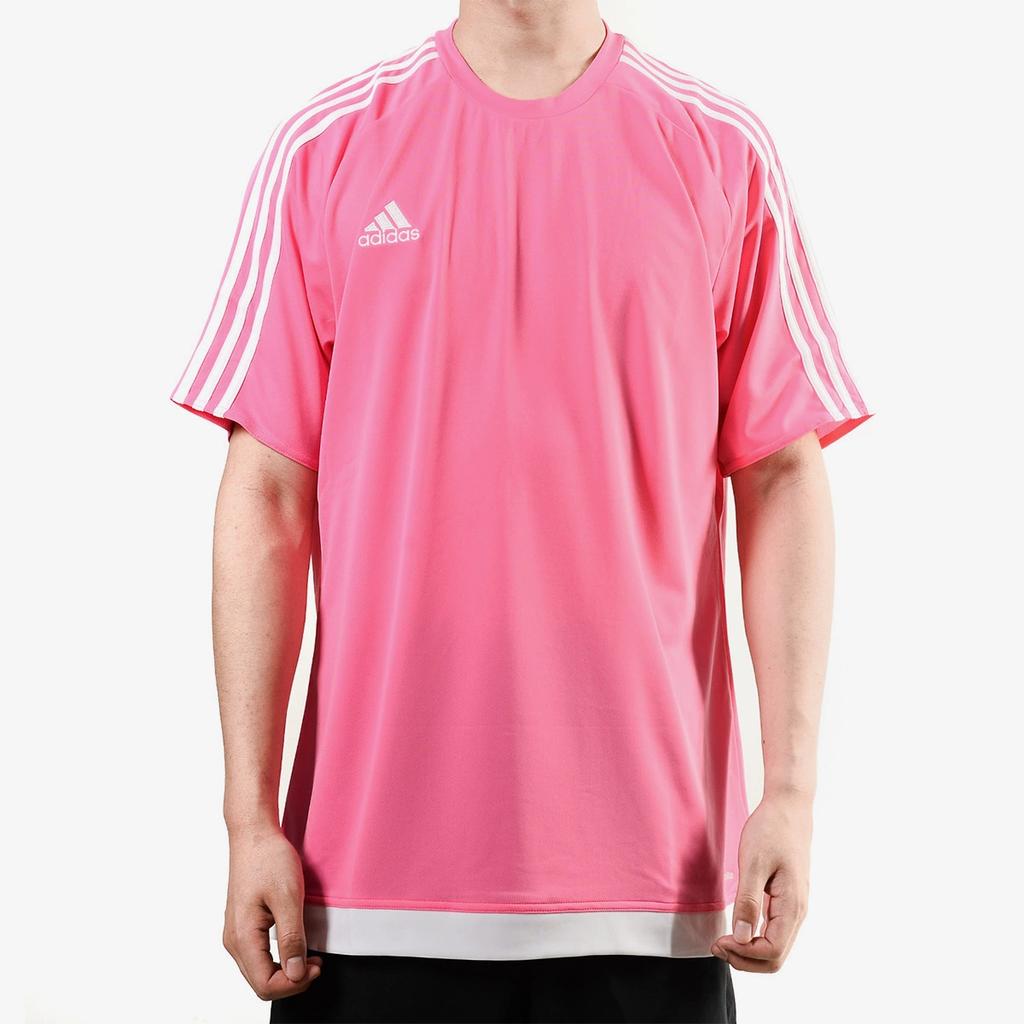 adidas Футбольная футболка унисекс розовая S16163