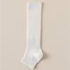 Носки-следки для женщин, весенне-осенние, однотонные хлопковые носки для осени и зимы, гольфы, длинные чулки