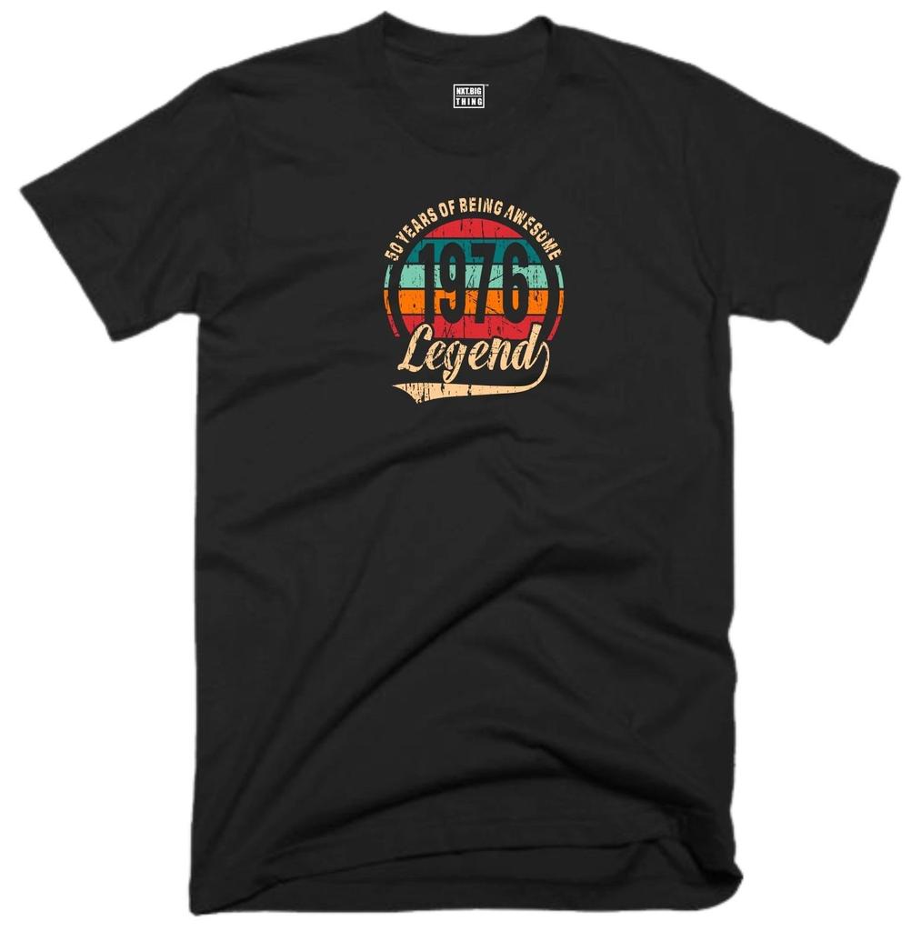 50th Birthday Legend T Shirt 50 Years Awesome Vintage 1976 Funny Joke Gift Top