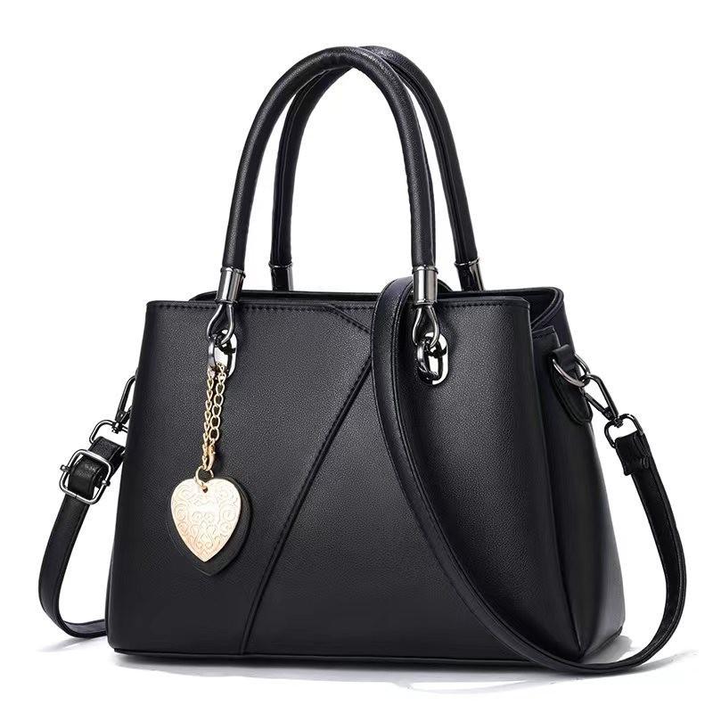 Elegant Minimalist Women's Handbag Versatile Chic Pu Shoulder Bag For Moms